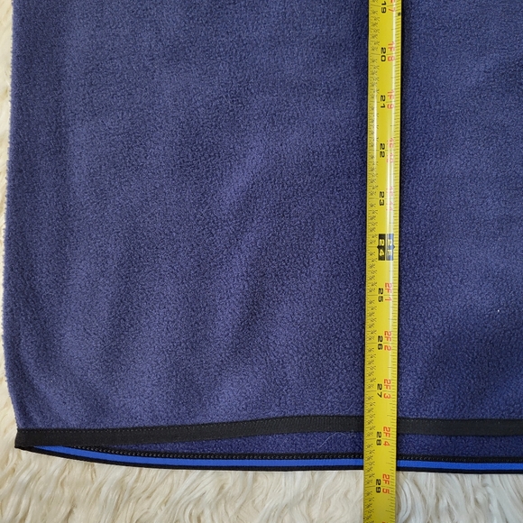 Vineyard Vines Mens Harbor Fleece Quarter-Snap Navy Size Large - Picture 9 of 15